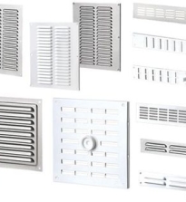 Ventiliacijos grotelės, ventiliacijos grotelių tipai, ventiliacijos grotelių montavimas
