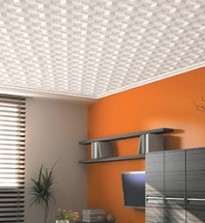 Пінопласт плитка для стелі: типи плитки, розрахунок кількості плитки, вибір клею і способи наклейки і монтажу плитки.