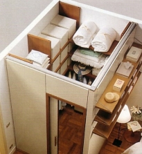 Wie man eine Speisekammer wieder herstellt? Wie wandele ich einen Lagerraum in eine Garderobe um? Wie man einen Lagerraum in einem Chruschtschowka wieder herstellt? Wie verwandelt man einen Lagerraum in eine Waschküche und einen Schrank?