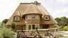 Atap jerami dalam konstruksi modern, kami membangun rumah dengan atap jerami