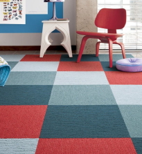 Carpet tiling: carpet tiles forbo, carpet tiles desso, carpet tile interface, glue.