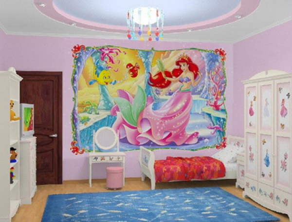Foto kertas dinding untuk kamar anak-anak