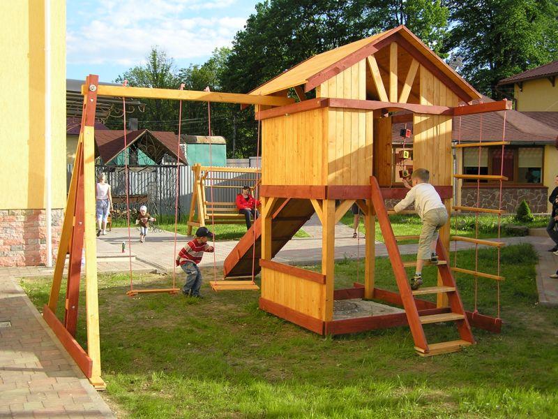 Детские игровые площадки на даче