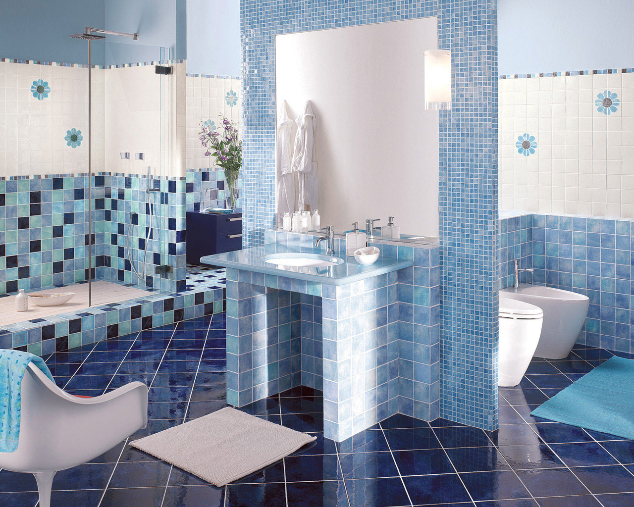 Ванная Комната Под Мозаику Фото