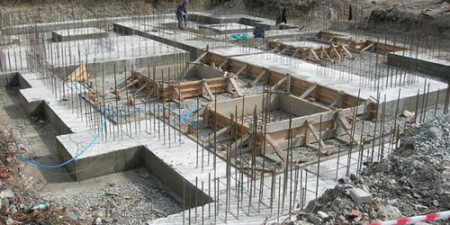 армирано-бетонска основа